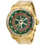 Invicta Men's 28713 Specialty Automatic 3 Hand Black, Red, Green, Gold Dial Watch