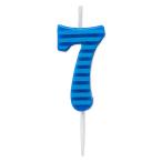 Papyrus день рождения свеча, номер 7,1 подсчет plate, Large, мульти-.