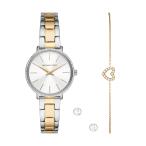 Michael Kors Women's Pyper Quartz Watch with Stainless Steel Strap, Two-Tone, 14 (Model: MK1041)