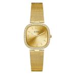 GUESS Women's Quartz Watch with Stainless Steel Strap, Gold, 15 (Model: GW0354L2)