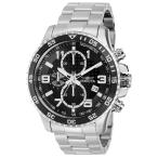 Invicta メンズ スペシャリティ 45mm ステンレススチールダイヤル V (ブラック), ブラック