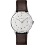 JUNGHANS メンズ 41/4461.02 Max Bill クォーツウォッチ, ホワイト, クォーツ腕時計。