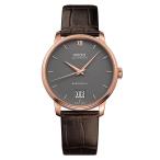 MIDO Baroncelli Big Date 40mm メンズ スイス製自動巻き グレーダイヤル ローズゴールドPVD シースルーケースバック 80時間パワーリザーブ M0274263608800