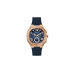 GUESS メンズ Headline GW0571G2 42mm ローズゴールドトーン ステンレススチール サンレイグラデーション ネイビー マルチファンクション 腕時計