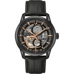 Bulova 98A283 Sutton 自動巻き腕時計 男性用 ブラック, ブラック///ホワイト, モダン