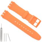 Hijiawee シリコンバンド Swatch 17mm 19mm 