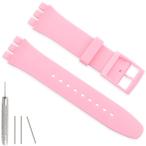 Hijiawee シリコンバンド Swatch 17mm 19mm 