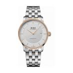 MIDO Baroncelli Signature Gent - Swiss Automatic Watch for Men - Silver Dial - Case 39mm - M0374072103100