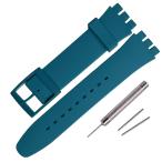 Rihahisy 19mm シリコンゴム Swatch対応 �