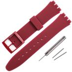 Rihahisy 19mm シリコンゴム Swatch対応 �