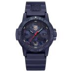Luminox X Volition レザーバック ウミガメ ジャイアント XS.0323.VOL メンズウォッチ 44mm - ミリタリーダイビングウォッチ ブルー迷彩 日付機能 100m 防水 ネ