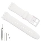 Hijiawee シリコンバンド Swatch 17mm 19mm 