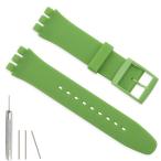Hijiawee シリコンバンド Swatch 17mm 19mm 