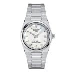 Tissot PRX Powermatic 80 35mm ユニセックス 自動巻き マザーオブパール文字盤 サファイアクリスタル ステンレスブレスレット 防水100m