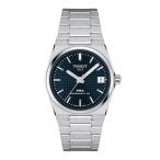 Tissot PRX Powermatic 80 35mm ユニセックス 自動巻き ブルー文字盤 サファイアクリスタル ステンレスブレスレット 防水100m T1372071104100
