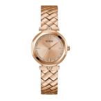 GUESS レディース 34mm 腕時計, ローズゴールドトーン/ローズゴールドトーン/ローズゴールド, one, クラシック