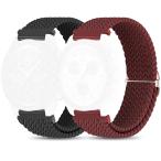 Tovimall(トビモール) Moonswatch Watch用編組バンド 20mm伸縮性ナイロンバンド Omega X Swatch Moonswatch Speedmaster 20mmウォッチ、スウォッチオメガムーン