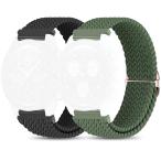 Tovimall(トビモール) Moonswatch Watch用編組バンド 20mm伸縮性ナイロンバンド Omega X Swatch Moonswatch Speedmaster 20mmウォッチ、スウォッチオメガムーン