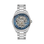 Bulova 自動巻き腕時計 96A292 シルバー, シルバー