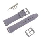 MMBAY Swatch 対応 交換バンド 19mm シリ�