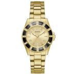 GUESS Gold-Tone and Black Analog Watch