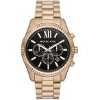 Michael Kors Men's Watch, Lexington Chronograph Beige Gold-Tone Stainless Steel Watch for Men
