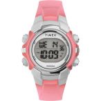 Timex ユニ デジタル 33mm 腕時計, ピンク/シルバートーン/デジタル。, モダン