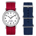 Timex ユニ ウィークエンダー ボックスセット 38mm 腕時計 - ワシントン・キャピタルズ