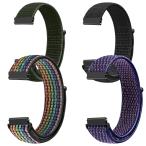 ShuYo スポーツループナイロンバンド 18mm 19mm 20mm 22mm 腕時計バンド クイックリリース式 ソフトファブリック ナイロン 調節可能 頑丈な交換用リストバンド