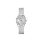 GUESS メッシュ アナログ シルバー ダイヤル レディース腕時計 -Gw0748L1、バンドカラー:シルバー, シルバー(Silver)