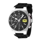Invicta Racing メンズ 44mm ステンレススチール ブラックダイヤル VD38クォーツ