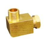 LLBZBJLXWE 5 PCS 1/8" 1/4" M4 M5 M6 M8 M10 Metric Male 4 6 8mm Compression Elbow Oil Tube Brass Pipe Fitting System(Elbow,M6x0.75mm to 4mm)