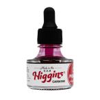 Higgins Carmine пигмент .. чернила - художник . студент предназначенный - 1 унция стекло бутылка (HIG44655)