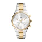 [Fossil] 腕時計 FS6112 メンズ ツートーン。