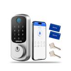 DESLOC Smart Door Lock B200, Smart Deadbolt Lock, Keyless Entry Door Lock, Fingerprint Smart Lock, Smart Locks for Front Door, App Control, Touchscree