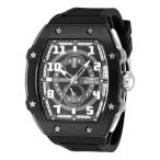 Invicta Racing メンズ 48.5mm プラスチック ブラック ブラック 文字盤 VH61 クォーツ