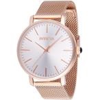 Invicta Angel Lady 38mm ステンレススチール ローズゴールド シルバー文字盤 PC21J クォーツ