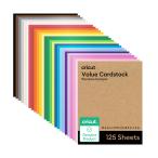 Cricut value карта stock бумага Rainbow сэмплер - 125 листов (8.5 дюймовый x 11 дюймовый ) - Joy Xtra,Explore,Maker механизм . соответствует -re брассика z