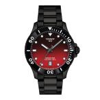 Tissot Seastar 1000 クォーツ T1204103342100 40mm レッドグラデーション 316Lステンレス デイト