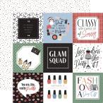 Echo Park Paper Fashion:4x4ja-na кольцо карта 12x12 рисунок бумага, разнообразные 