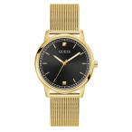 GUESS Gold-Tone and Black Analog Watch