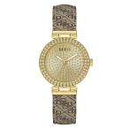 GUESS Gold-Tone and Quatro G Analog Watch