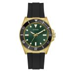GUESS Two-Tone Silicone Watch