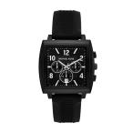 Michael Kors Men's Rhys Chronograph Black Silicone Watch (Model: MK9233)