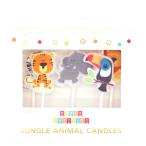 Party Partners день рождения свеча высота 1.25 дюймовый Jean gru животное 5 шт упаковка 