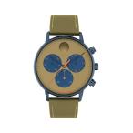 Movado Face Watch - Swiss Quartz Chronograph, Leather Strap - Classic, Timeless Luxury Fashion Timepiece for Him or Her - 43mm