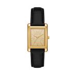 Michael Kors Women's Essex Three-Hand Black Leather Watch (Model: MK4965)