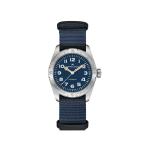 Hamilton Khaki Field Expedition Automatic Men's Watch, 37mm Stainless Steel Case, Swiss Made, Blue Dial Analog Wrist Watch for Men, 100m Waterproof, S