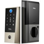 TCL D2 Plus Fingerprint Smart Lock, Wi-Fi Keyless Entry Door Lock, IP55 Weatherproof, Built-in Doorbell, Auto Lock, Easy Install, Brushed Nickel