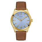 Guess Dress 44mm ブルーダイヤル メンズ アナログ腕時計 - GW0846G4